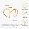 Bangle Enfashion Pulseras Palm Bracelets for Women Space Invader Fantasy Gold Color Simple Fashion Jewelry Anniversary 2330 2331