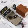 2021 NEW Multi-Function Portable Glasses Jewelry Storage Organizer Leather Multiple Slot Eyeglasses Sunglasses Storage Case Box1235F