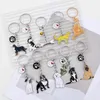 Keychains Family Pet Memorial Keychain för födelsedagspresent Dachshund Jag älskar hundhjärta Paw Paw Pendant Keyring Animal Accessory Pojkvän Gif