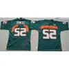 Sean zszył Taylor Ed Reed Miami Football Jersey Mens Ray Lewis Miami Hurricanes Jerseys S- High S.