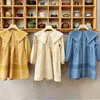 Girl Dresses Girls Dress Size 110-160 Spring 2024 Korean Edition Western Style Long Sleeved