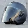 Hełmy motocyklowe Sz-RAM4 Matte Grey Half Hełm Racing ECE Zatwierdzone Casco Casque Summe Sezon Kobiety i mężczyźni