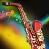 Nowy przyjazd A 992 Alto Sax EB Instrument muzyczny Red Matt Series Saksofon altowy z ustnikiem wysyłki