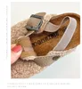 Sıkıcı Sonbahar Kış Kışları Koreli Yün Ayakkabı Moda Sıcak terlikler bebek gündelik pamuklu erkek kızlar kaymaz
