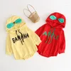 Rompers Baby Cartoon Cute Spring Fashion Fruit Style Niemowlęta Onepiece ubrania chłopcy i dziewczęta