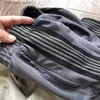 Pantaloni da uomo Uomo Donna 1 1 Tessitura della migliore qualità Aghi a righe Pantaloni da pista AWGE Pantaloni Pantaloni sportivi con ricamo a farfalla grigio T240202