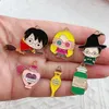 Charms 10PCS Alloy Dripping Charm Cartoon Figure Pendant School Of Magic DIY Keychain Earrings Jewelry Accessories