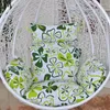 Pillow Solid Color/Floral/Stripe Hanging Swing Egg Chair Cover Outdoor Case (No Filling) Garden Lounger