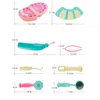 Enfants outils de pâte à modeler semblant jouer jouet dentiste vérifier les dents modèle ensemble moule en argile rôle jouets d'apprentissage précoce 240124