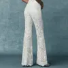 broderie en dentelle en tulle combinaisons mère de la mariée es avec veste en dentelle blanche longues robes de fête de soirée pantesuits plus tailles