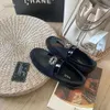 Designer Chaneles Sapatos Sapatos Lefu Sapatos Summer Summer Online Sapatos de Couro Popular