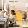 Elektrische Kachel Draagbare Desktop Verwarming Fans met Thermostaat voor Huishouden Slaapkamer Thuiskantoor Warme Luchtblazer Ruimte 240130