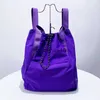 Rugzakstijl Nylon Tassen met Trekkoord Voor Dames Luxe Designer andbags Portemonnees 2024 Nieuw in Casual Reizen Contrasterende Kleuren SoulderH2422