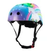 Beautiful Childrens Rainbow Cycling Bike Helmet Kids Selfbalancing Wheel Skateboard Skating Bicycle 240131