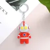 Porte-clés Anime Ultraman Light Tiga Silicone porte-clés pendentif pour femmes sac accessoires porte-clés cadeaux