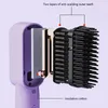 MI Hårrätare 3200mAh Woman Electric Comb Dryer och rätning Borste Styling Appliances Straightene 240130