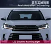 Lampa główna do Toyota Highlander LED Blue Daytime Runlight Relflight 2018-2020 Turn Signal Sygnał Dysponarna Dostęp do samochodu