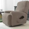 JACQUARD RCLINERSOFA COVERストレッチリクライニングチェアカバーホームリビングルームの怠zyな男の子リラックスアームチェアカバー1234シーター240131