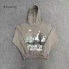 Trasig Planet Hoodie Designer Men hoodie Mens Tracksuits tröja kostym lyxmodeströja Pure Cotton Letter Printed Broken Break 9370