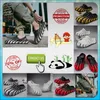 Plateforme Demi-paquet pantoufles été sliders hommes femmes Graffiti Bone White slides sandales Anti slip résistant à l'usure mémoire doux épais coussin pantoufle