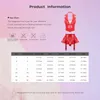 Skirts Womens Wet Look Patent Leather Halter Vest with Miniskirt Built-in Thongs Garter Clips Party Pole Dance Sexy Lingerie Clubwear YQ240201