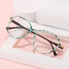 Sunglasses Large Frame Printed Reading Glasses Female Fashion HD Resin Wholesale Men's Business