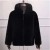 Shanli Dadi Mink Fur Coat for Mens Jacket Winter Casual Spirit IE2A