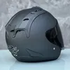 Motorradhelme SZ-Ram4 Mattgrau Halbhelm Racing ECE-geprüft Casco Casque Sommersaison Damen und Herren