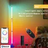 LED Corner Floor Lamp WiFi RGB Bakgrund Atmosfärer Lätt levande Stående belysning för kompatibel med Alexa Google Assistant246U