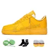 NIKE AF1 Off White Air Force 1 x Travis Scott AirForce One Shoes Femmes Hommes Designer Chaussures Blanc Noir Vert Rouge Bleu Paisley LX UV Reactive Sneakers