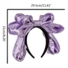 Fontes de festa das mulheres lolita headpiece cosplays traje hairband cabelo hoop bandana grande bowknot decorações acessório artesanal dropship