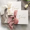 Party Decoration Vow Books for Bride and Groom Marriage Post Card Wedding Engaged Bridal Shower Anniversary Paper Gift His Her Her