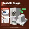 20Pcs Transparent Shoe Box Shoes Organizers Plastic Thickened Foldable Dustproof Storage Box Stackable Combined Shoe Cabinet 240125