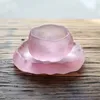 Wijnglazen Zeven roze kopjes met handgemaakt glas Japanse stijl First Snow Master Cup Tea Kung Fu