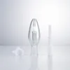 NC019 Pipa para fumar Glass Bubbler Pipas de agua Estilo huevo Anti-rolling 10 mm 14 mm Titanio Cuarzo Cerámica Clavo Concentrado Dab Rig Bong