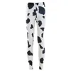 Women's Pants 2024 Starry Sky 3D Digital Printed Cow Black Spot Tight And Sexy Underpants