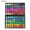78120 Colors Eye Shadow Palette Colorful Artist Shimmer Glitter Matte Pigmenterat pulverpressad ögonskugga Makeup Kit 40 240123