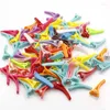 Hair Accessories 40Pcs/Lot DIY 3.6cm Plastic Clip Candy Color Hairpin Duckbill Barrette Bang Side Headdress Girls Ornaments