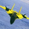 RC 평면 SU-35 LED 조명 원격 제어 비행 모델 글라이더 항공기 2.4G 전투기 취미 비행기 EPP 폼 장난감 어린이 선물 240118