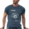 Men's Polos Camera Blueprint T-shirt Tees Funnys Oversized T Shirts For Men