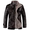 Leather Fur One Designer Piece Plush Thickening Mens Large Casual L1QX