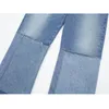 Vrouwen Jeans TRAF 2024 Flare Baggy Vrouwen Blauw Denim Gescheurd Voor Zomer Broek Hoge Taille Vrouw Casual Broek