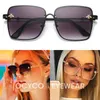 Occhiali da sole OCYCO 2024 Fashion Lady Oversize Rimless Square Bee Donna Uomo Piccoli occhiali sfumati Sole femminile UV400