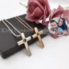 Necklaces Personalized projection couple cross necklace custom photos can be worn by both men and women as wedding anniversary gifts