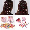 Hair Accessories 20-60PCS Cute Mini Clips Beads Colorful Candy Shape Buckles Decorative Hairpins Children Headwear