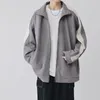 Vestes pour hommes Japonais Printemps Daim Baseball Veste 2024 Américain Rétro Tendance Alpinisme Porter Couple À La Mode Rafraîchissant