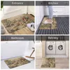 Carpets Aubusson Antique Tapestry Print Door Floor Bath Kitchen Mats Outdoor Boho French Flowers Doormat Toilet Entrance Carpet Rug