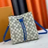 10A Sac de créateur de luxe Sac seau NEONOE MM en cuir véritable pour femme Sacs à bandoulière fourre-tout Sac à bandoulière Sacs à main Sac fourre-tout Portefeuilles Sac à dos avec boîte d'origine 25 cm