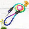 Coleiras para cães Pet puxando corda Nylon Leash fornece cães pequenos e médios transportando tração de cabo para