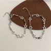 Bracelets de charme à la mode simple bracelet étoile à cinq branches strass filles Y2K réglable femmes bijoux de mode cadeau d'anniversaire